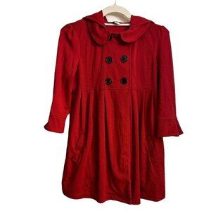 IZ Byer California Girls Youth Button Up Hooded Jacket Red Size XL Sku 2275